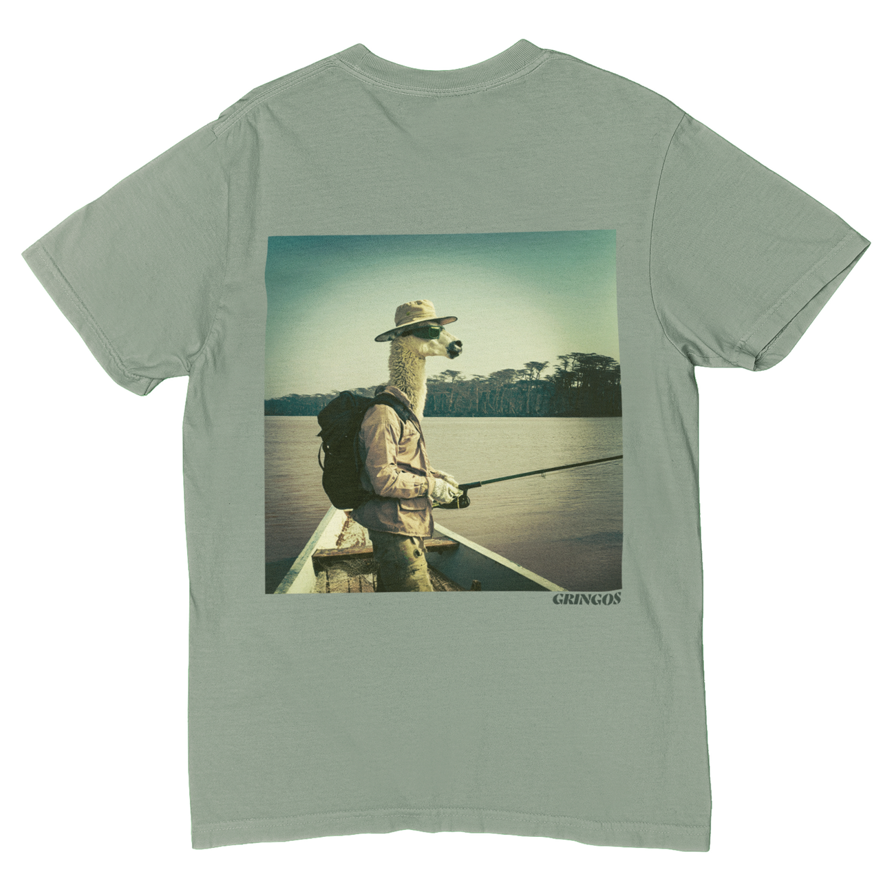 Amazon Fishing Llama - Premium Tee