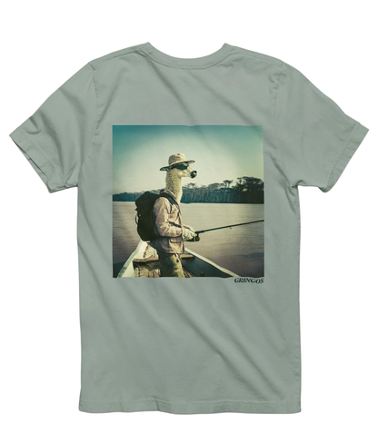 Piranha Fishing Llama Tee