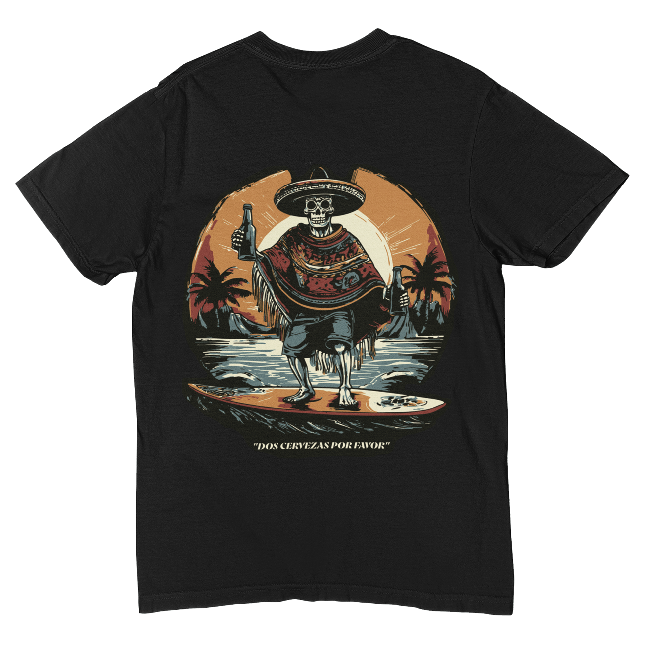 MEXICO Dos Cervezas Por Favor - Premium Tee Black