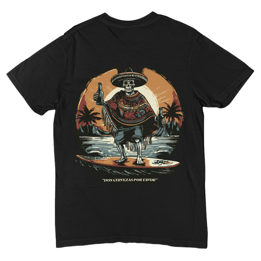 MEXICO Dos Cervezas Por Favor - Premium Tee Black