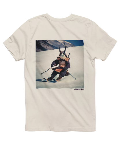 Special Edition Samurai Skiing Llama Tee