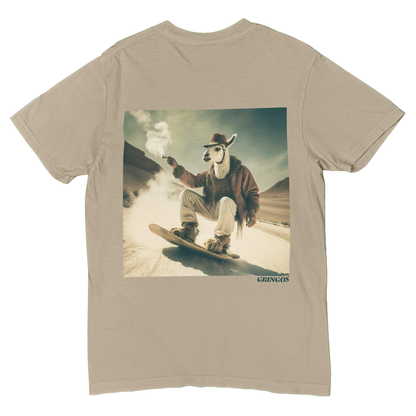 Huacachina Sandboarding Llama - Premium Tee