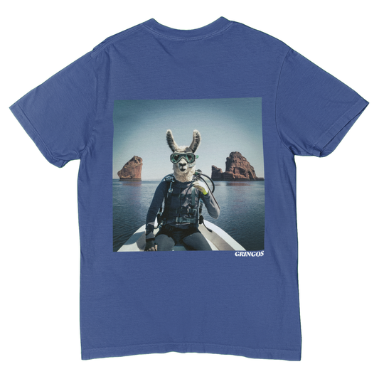 Galapogas Scuba Diving Llama - Premium Tee